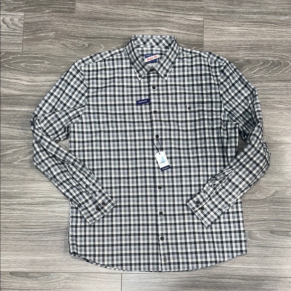 johnnie-O Other - johnnie-O Grey and White Plaid Casual Shirt